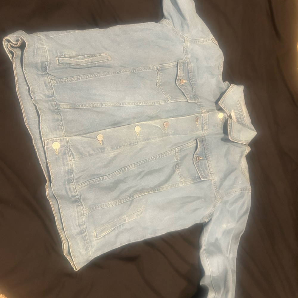 BoohooMAN Sky Blue Denim Jacket